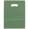 Frosted Colored Merchandise Bag, Hunter, 9 X 12"