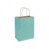 Varnish Stripe Shoppers Bag, Seafoam, 8 1/4 X 4 3/4 X 10 1/2"