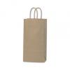 Shoppers Double Wine Bag, Recycled Kraft, 6 1/2 X 3 1/2 X 13"