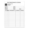 Boat Maintenance Log Book