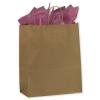 Kraft Paper Shopping Bag With Handles & Square Bottom, 13 X 6 X 15 1/2", Retail Bags
