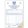 Small 4 X 6 Sales Invoice Register Form With Special Wording