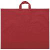Frosted Economy Shoppers Bags, Red, Large Bottom Gusset