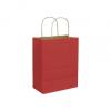 Red Paper Bags With Handles, Kraft, Personalized, Medium 8 1/4 X 4 3/4 X 10 1/2"