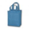 Unprinted Non-woven Tote Bags, Cool Blue, 12"