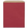 Brick Red Paper Merchandise Bags, Medium 8 1/2 X 11"