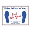 Auto Repair Floor Mat, Printed Personalized With Logo, Promotional Item, 100