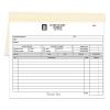 8.5" X 7" Carbonless Personalized Invoice Books