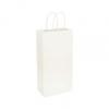 Shoppers Double Wine Bag, Recycled White, 6 1/2 X 3 1/2 X 13"