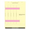Laboratory Report Mount Sheet, 5 Reports, Adhesive Strips, Hole Punch, Canary