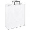 Florence Shoppers Bag, White, 12 1/2 X 4 1/2 X 16"
