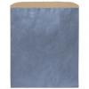 Metallic Blue Kraft Merchandise Paper Bags, Medium 8 1/2 X 11"