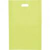 Frosted Colored Merchandise Bag, Lime Green, 14 X 3 X 21"