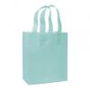 Color-frosted, High-density Shoppers Bags, Turquoise, Medium
