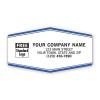 Tuff Shield Laminated Sticker - Durable Service Reminder Labels, 3 1/2 X 1 7/8", Personalized Printing