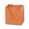 Unprinted Non-woven Market Tote Bags, Orange, Small