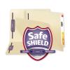 Smead End Tab File Folder With Safeshield Fasteners, 11 Pt