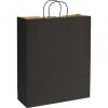 Varnish Stripe Shoppers Bag, Black, 16 X 6 X 19"