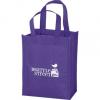 Non-woven Tote Bags, Purple, 12"