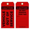 Vehicle Out Of Service Tag
