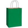 Spruce Green Radiant Shopping Paper Bag, 8 1/4 X 4 3/4 X 10 1/2", Retail Bags