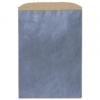 Metallic Blue Kraft Merchandise Bags, Small 6 1/4 X 9 1/4"