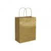 Gold Paper Bags With Handles, Kraft, Personalized, Medium 8 1/4 X 4 3/4 X 10 1/2"