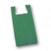 Color Unprinted T-shirt Bags, Dark Green, 11 1/2 X 7 X 23"