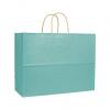 Varnish Stripe Shoppers Bag, Seafoam, 16 X 6 X 12 1/2"