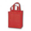 Unprinted Non-woven Tote Bags, Red, 12"