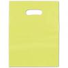 Frosted Colored Merchandise Bag, Lime Green, 12 X 15"