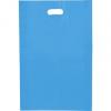 Frosted Colored Merchandise Bag, Blue, 14 X 3 X 21"