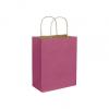 Cerise Paper Bags With Handles, Kraft, 8 1/4 X 4 3/4 X 10 1/2"