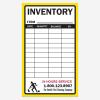 Warehouse Inventory Sticker - Custom Printed