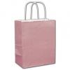Rose Gold Shopping Bags With Handle, Medium