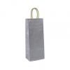 Color-on-kraft Wine Bags, Silver