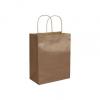 Copper Paper Bags With Handles, Kraft, 8 1/4 X 4 3/4 X 10 1/2"
