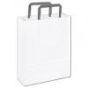 Florence Shoppers Bag, White, 8 1/2 X 3 X 11"
