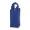Unprinted Non-woven Wine Bags, Blue, 12"