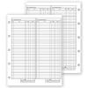Daily Earning Sheets - Pre Printed On Both Sides, Hole Punched For Binder Or Folder, 8 1/2 X 11", Document Fees & Payments