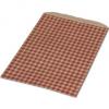 Paper Merchandise Bags, Red Gingham, Small