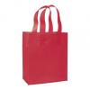 Color-frosted, High-density Shoppers Bags, Red, Medium