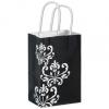 Ebony Chic Paper Bags With Handle, Small