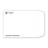 White Mailing Envelope With Return Address Printed, 10 X 13"