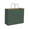 Forest Green Paper Bags With Handles, Kraft, Personalized, Large 16 X 6 X 12 1/2"