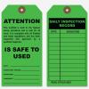 Scaffold Inspection Tag