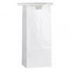 Paper Tin-tie Bags Without Window, White, Medium