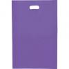 Frosted Colored Merchandise Bag, Grape, 14 X 3 X 21"