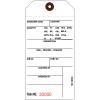 White Inventory Tags, Custom Printed
