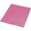 Hot Pink Paper Merchandise Bags, Small 6 1/4 X 9 1/4"